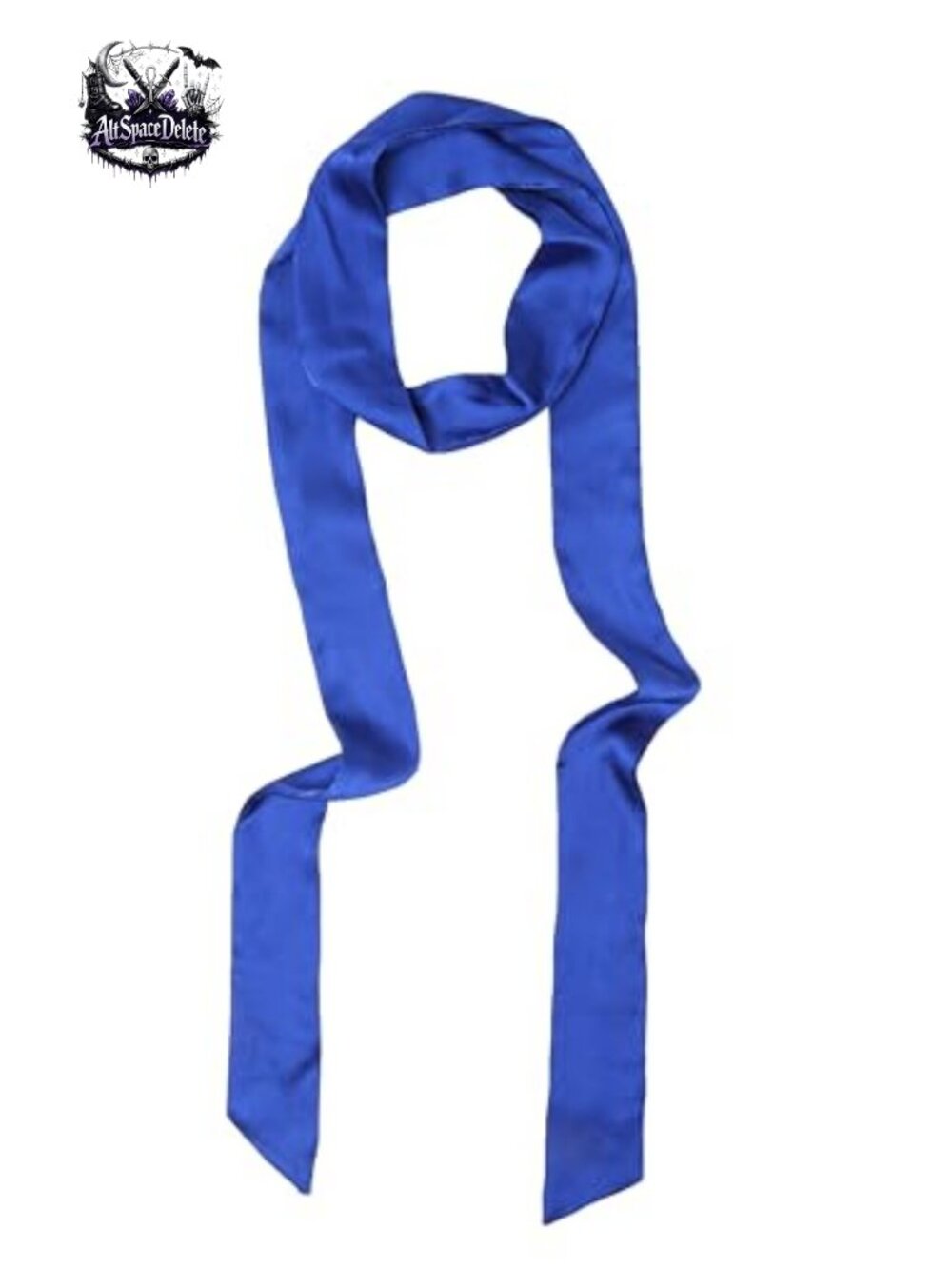 Womens Long Neck Scarf Silk Polyester Blend Neckerchief Hair Bag Accessory